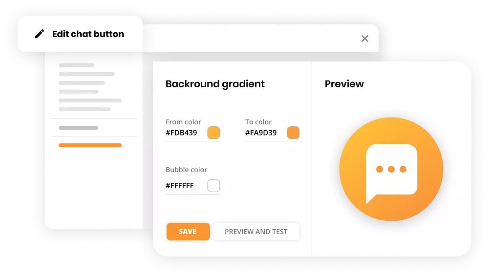 在客户服务软件中自定义聊天按钮 - LiveAgent