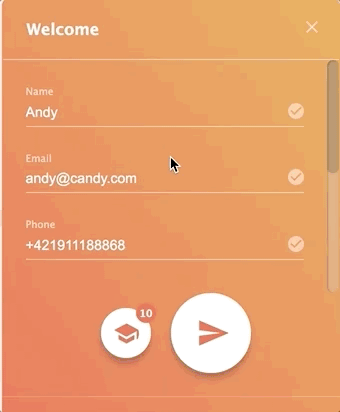 LiveAgent侧边联系表单