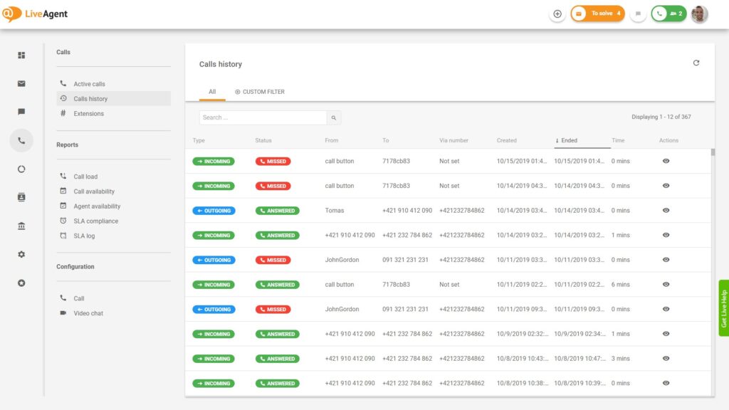 呼叫中心概览 - Liveagent