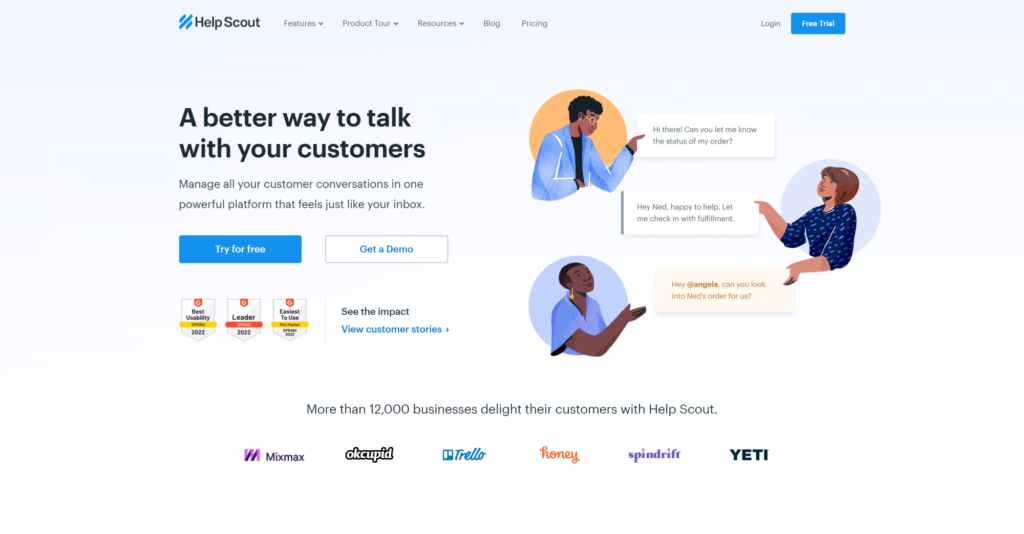 Help Scout帮助台软件主页