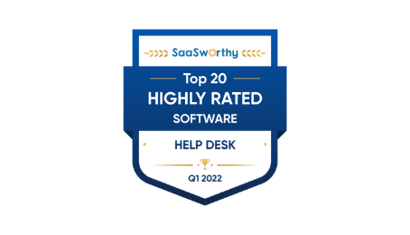 2022年第一季度评分最高的帮助台软件