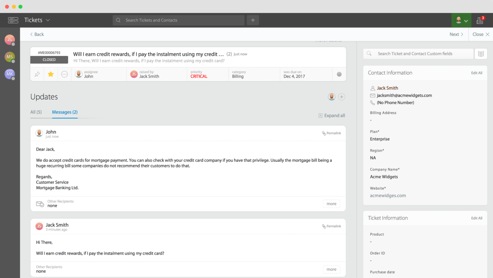 HappyFox票证和联系人