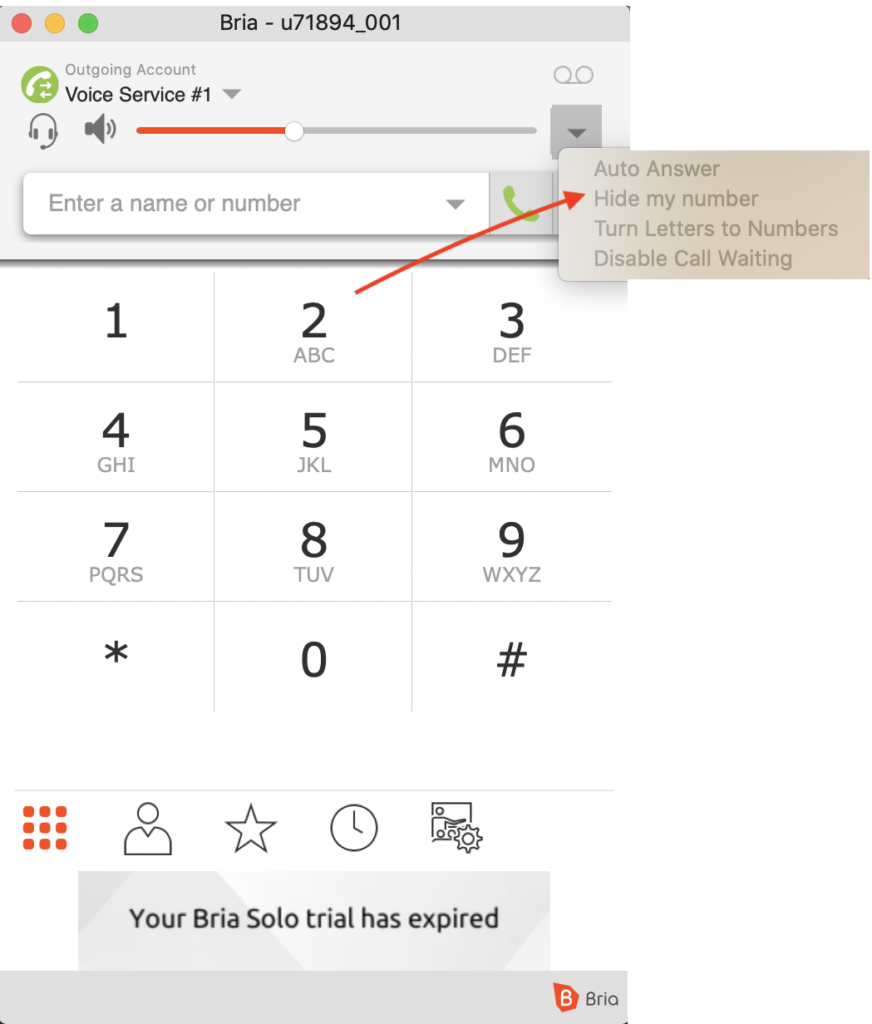 Bria免费软电话功能