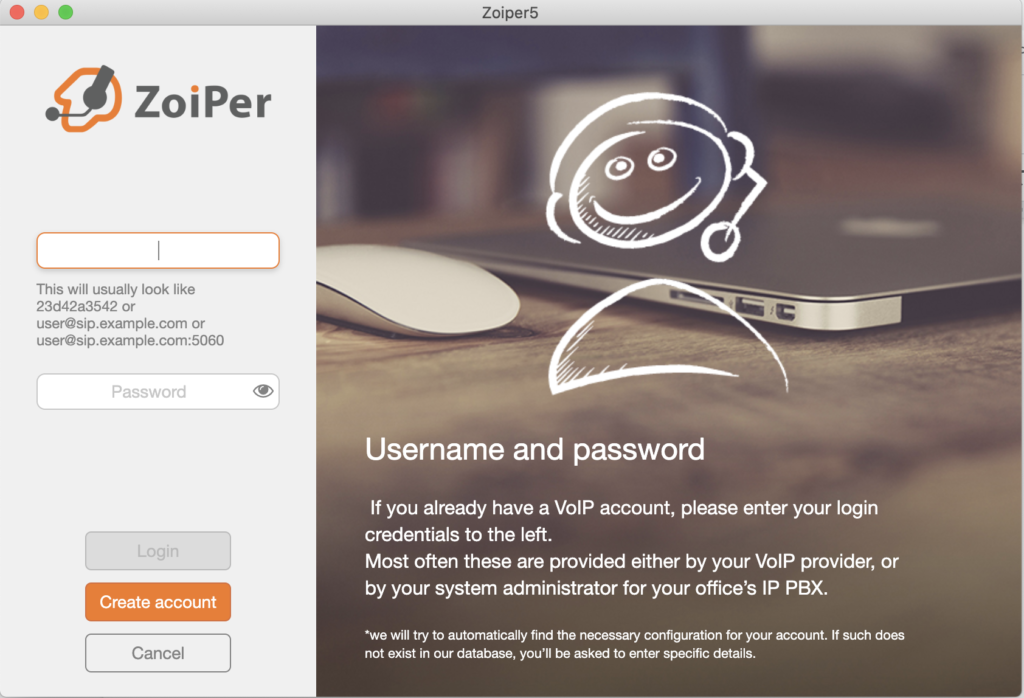 Zoiper软电话设置