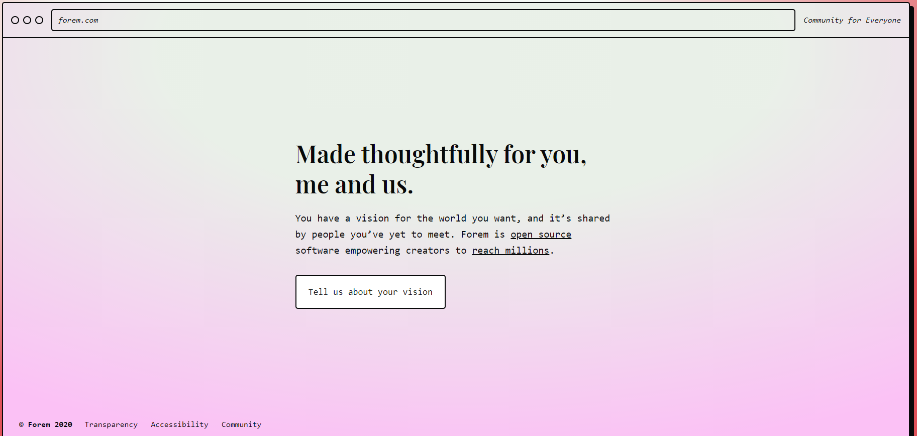 Forem open-source forum software