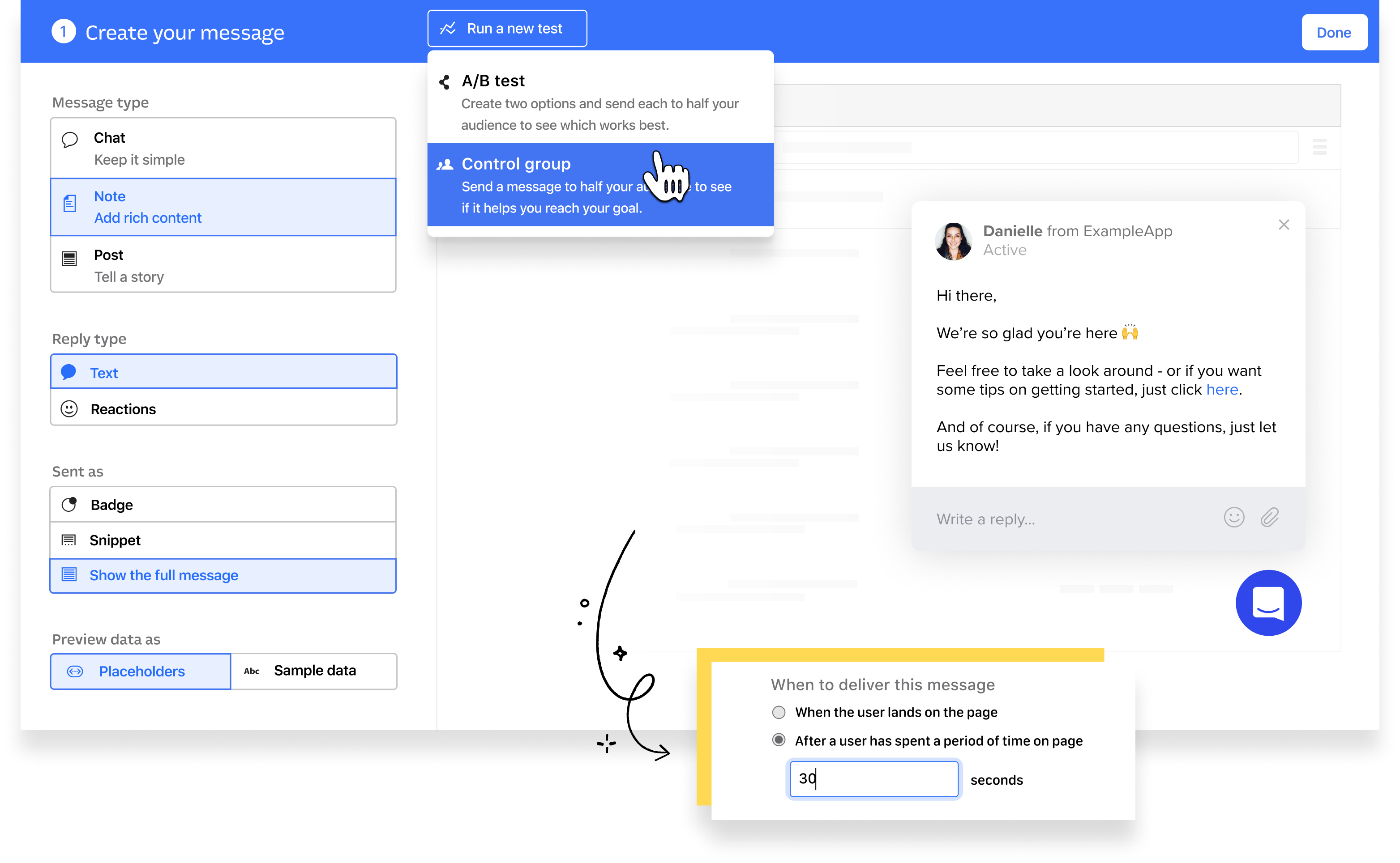Intercom持续实时聊天