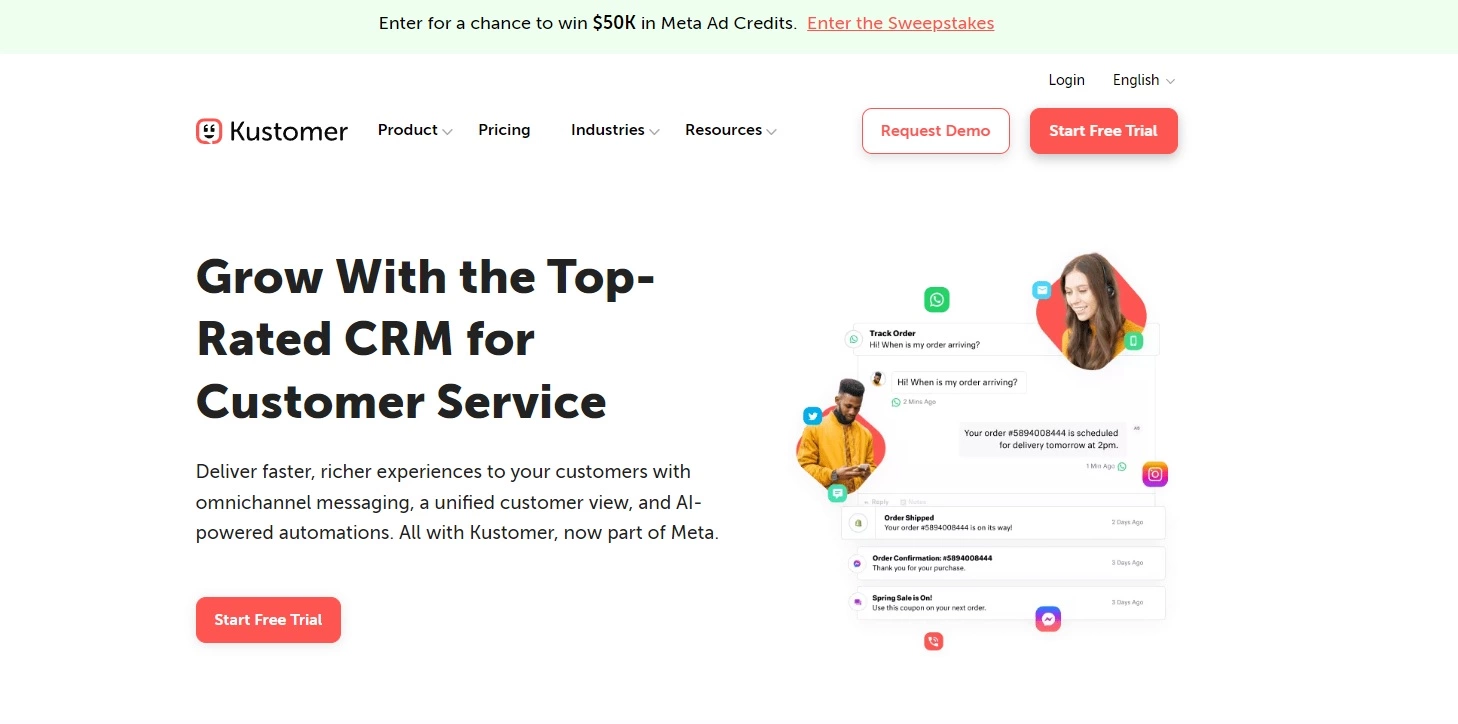 Kustomer帮助台软件