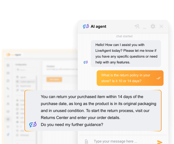 Banner of LiveAgent AI Chatbot