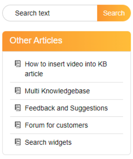 LiveAgent - 知识管理高级搜索