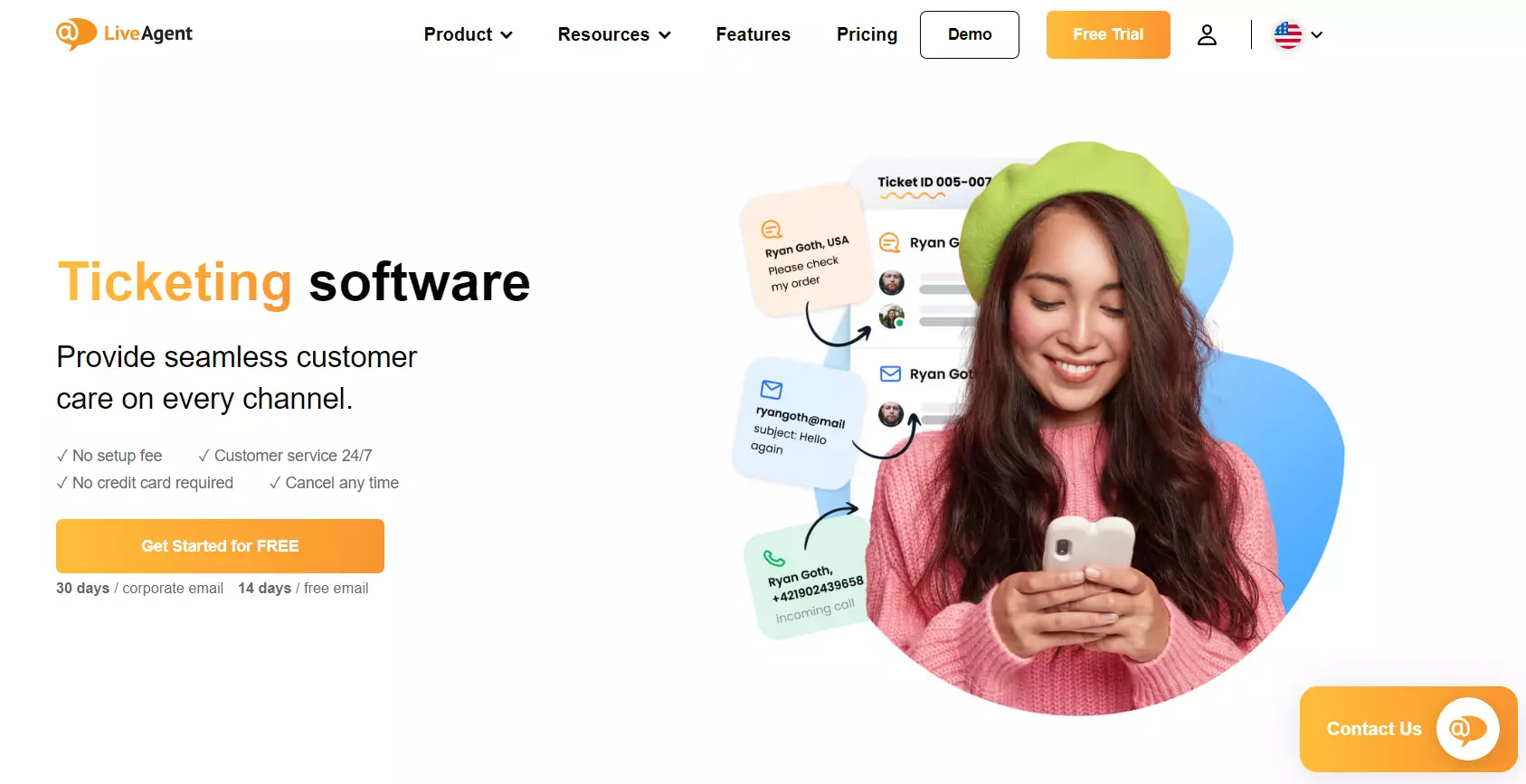 LiveAgent的工单和电子邮件管理系统