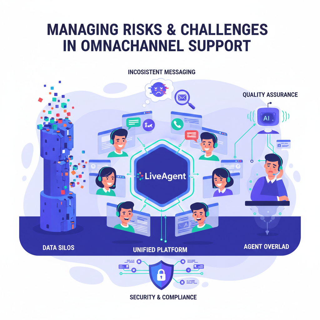 管理全渠道支持中的风险和挑战