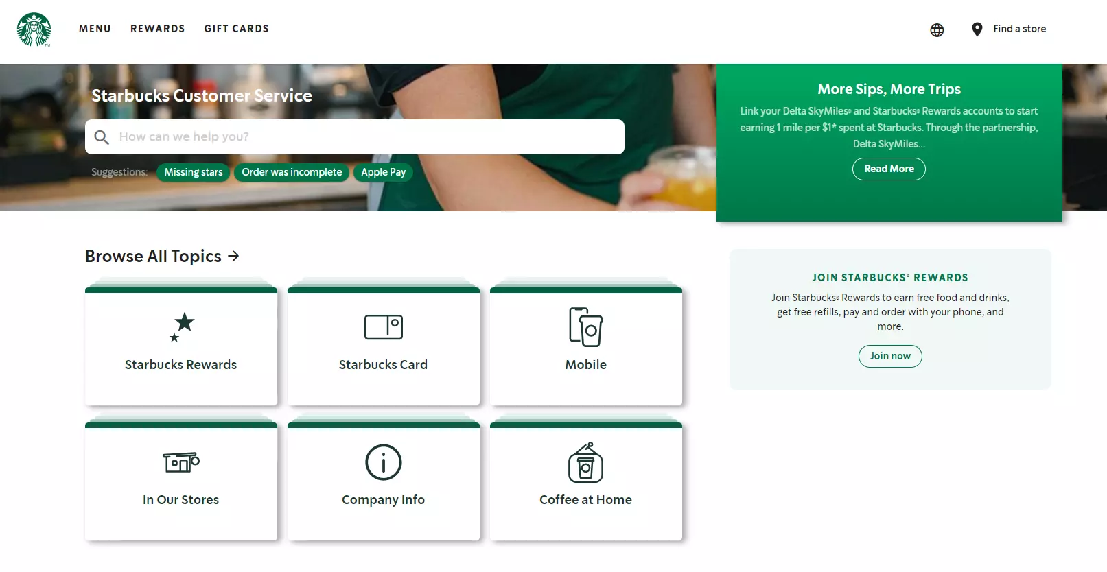 Starbucks的知识库