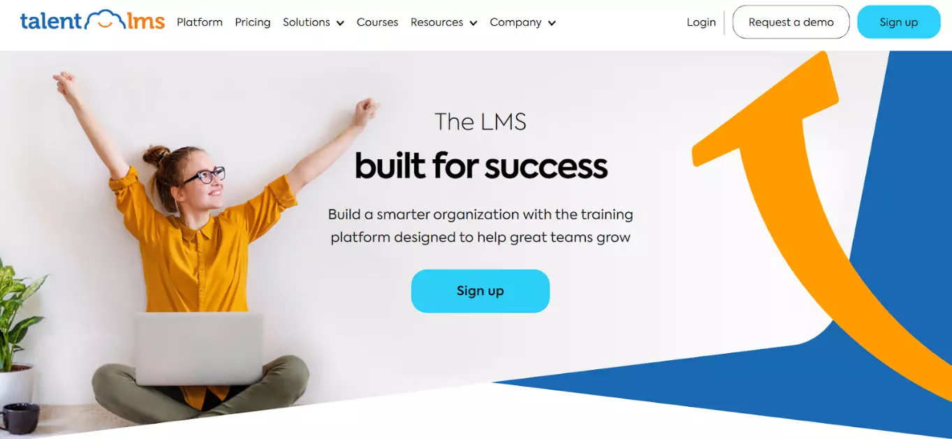 TalentLMS homepage
