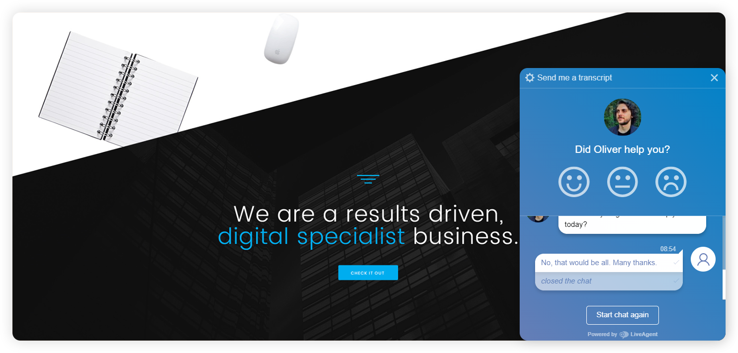 企业代理排名窗口示例