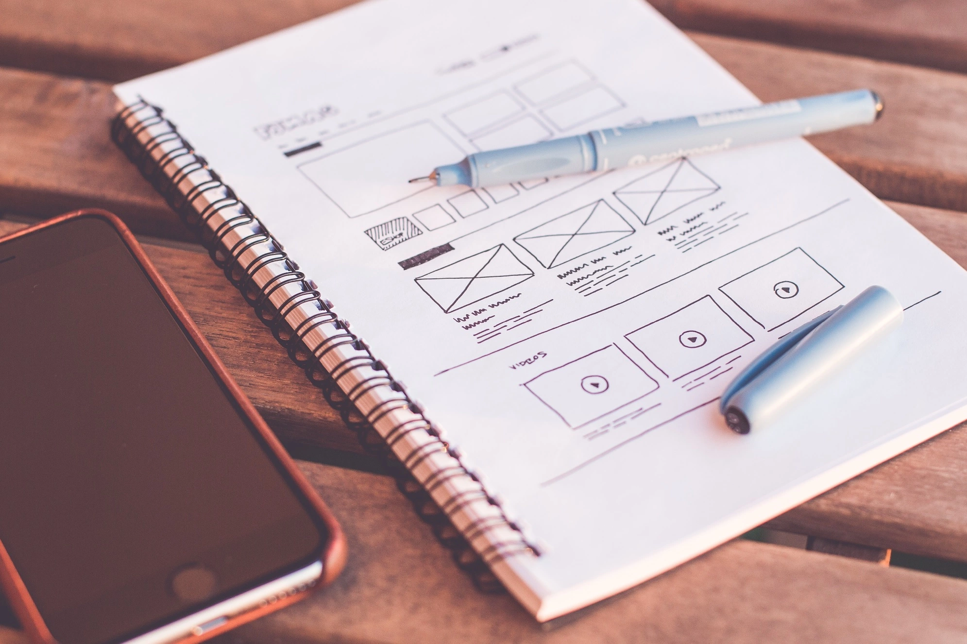 记事本上的设计