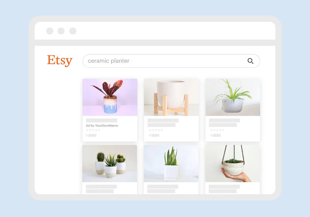 Etsy ads example