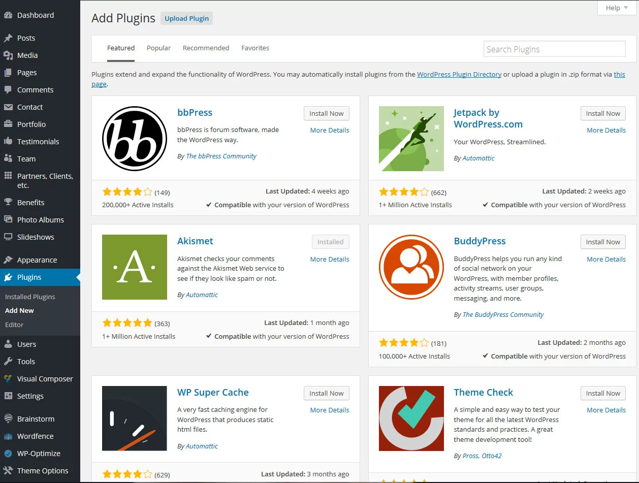 Always check WP plugin functionality