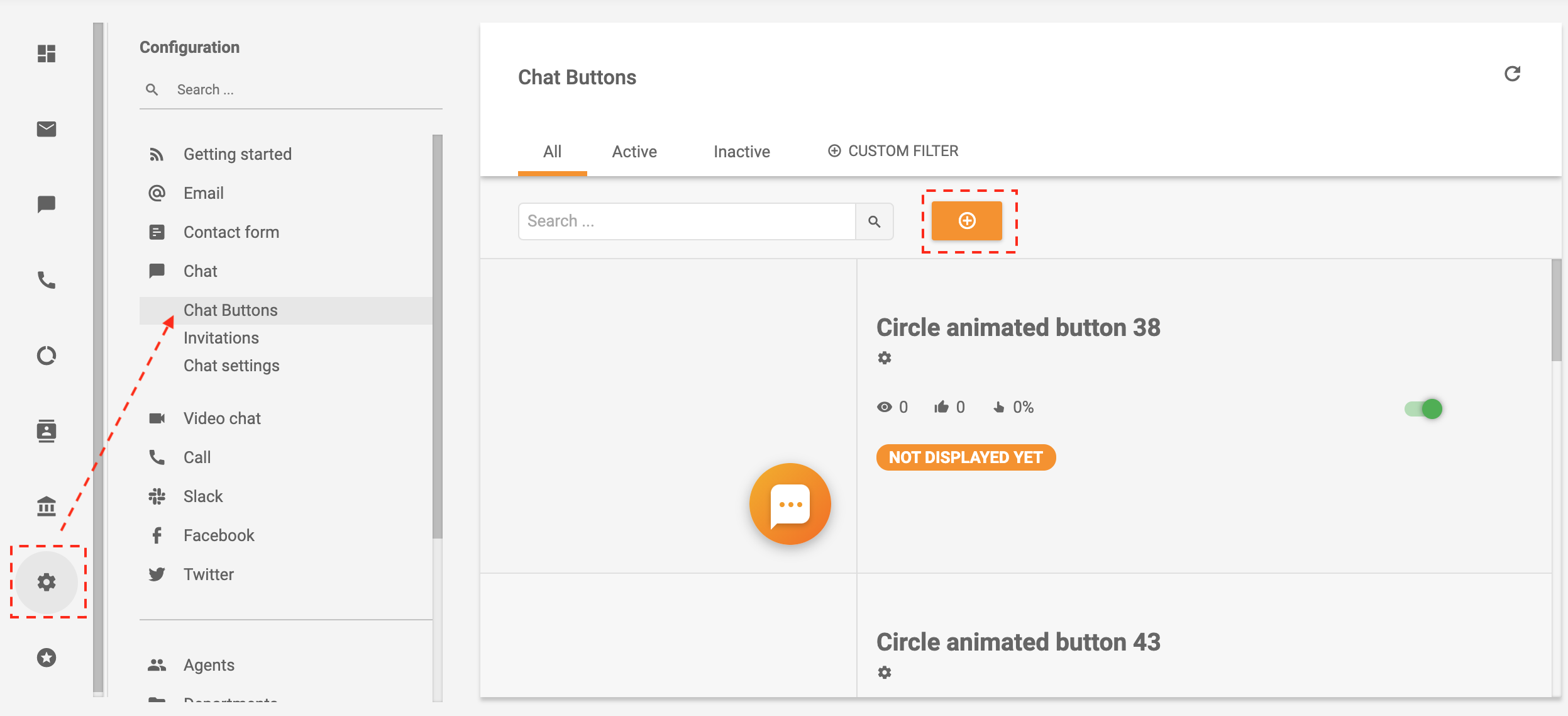 LiveAgent - 创建聊天按钮