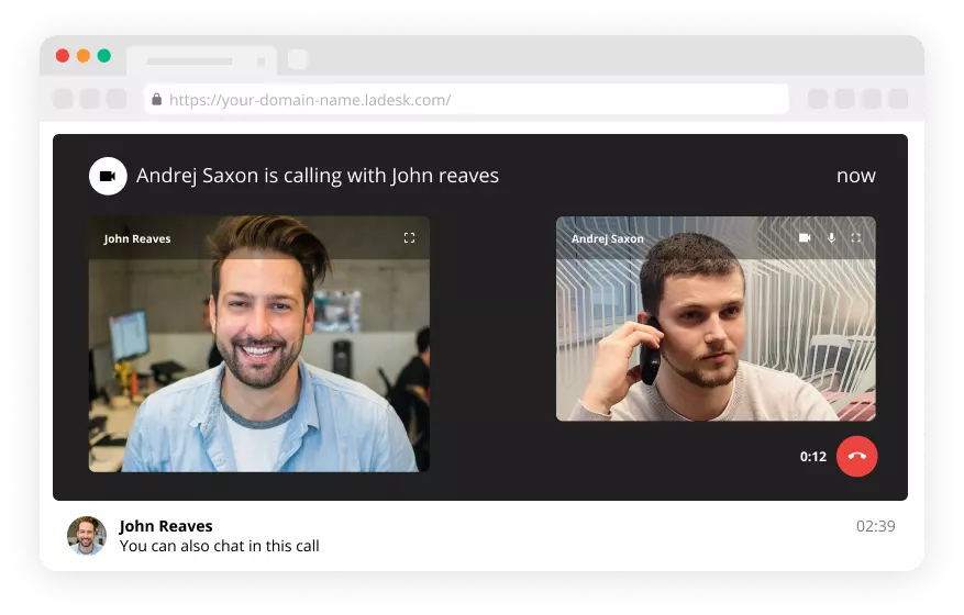 实时聊天软件中的视频通话功能 - LiveAgent