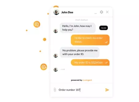LiveAgent 的实时聊天