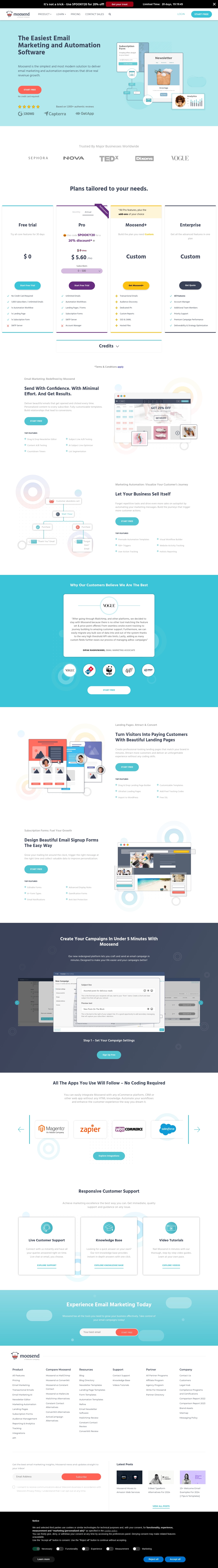 Moosend帮助台联系方式