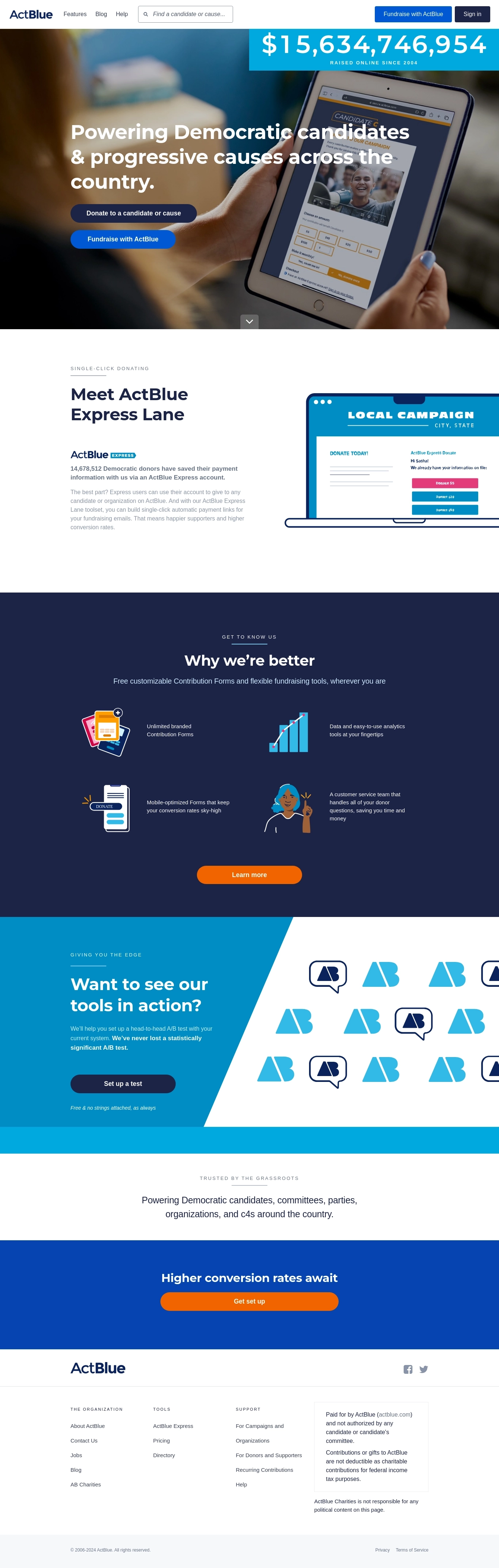 ActBlue 帮助台联系方式