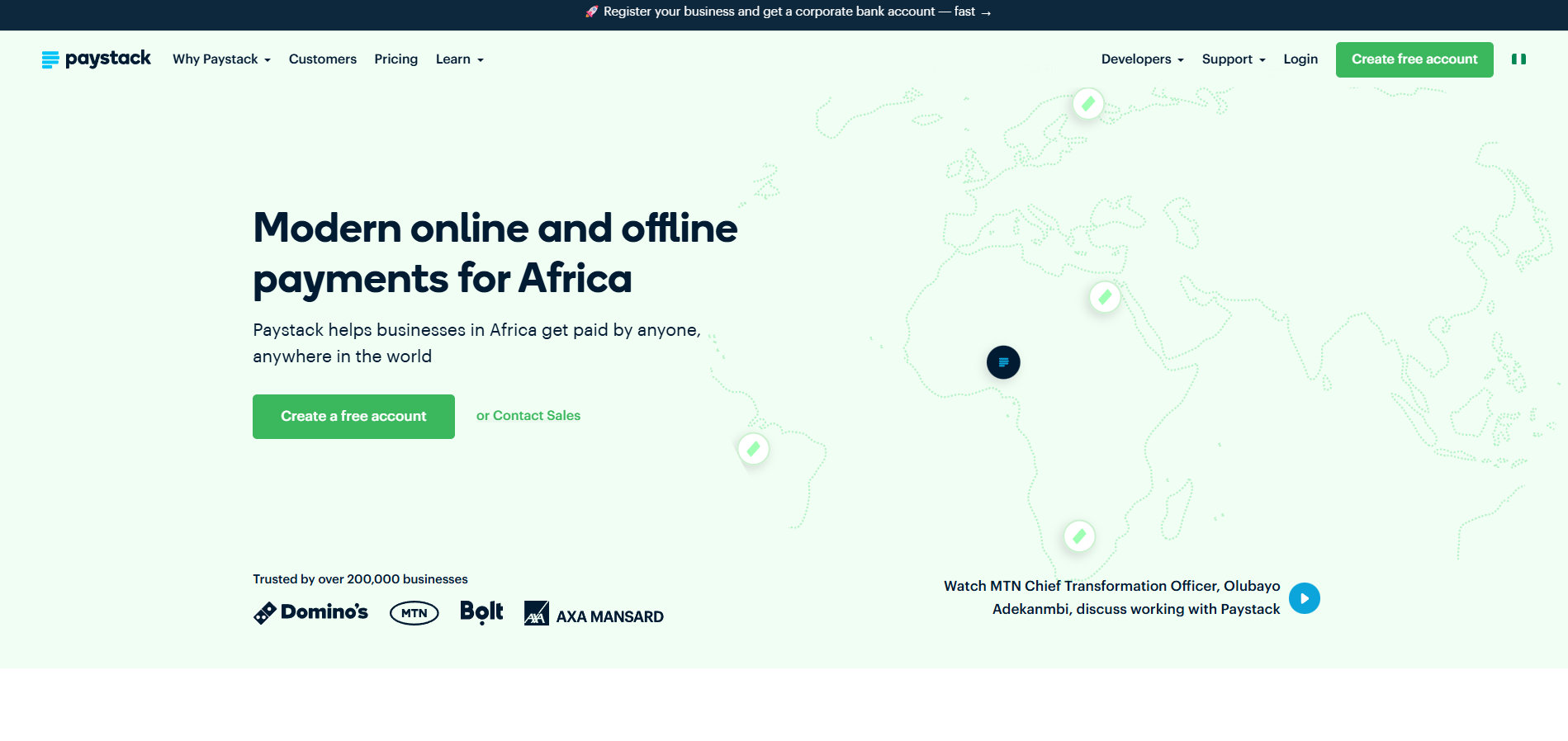 Paystack 帮助台联系方式