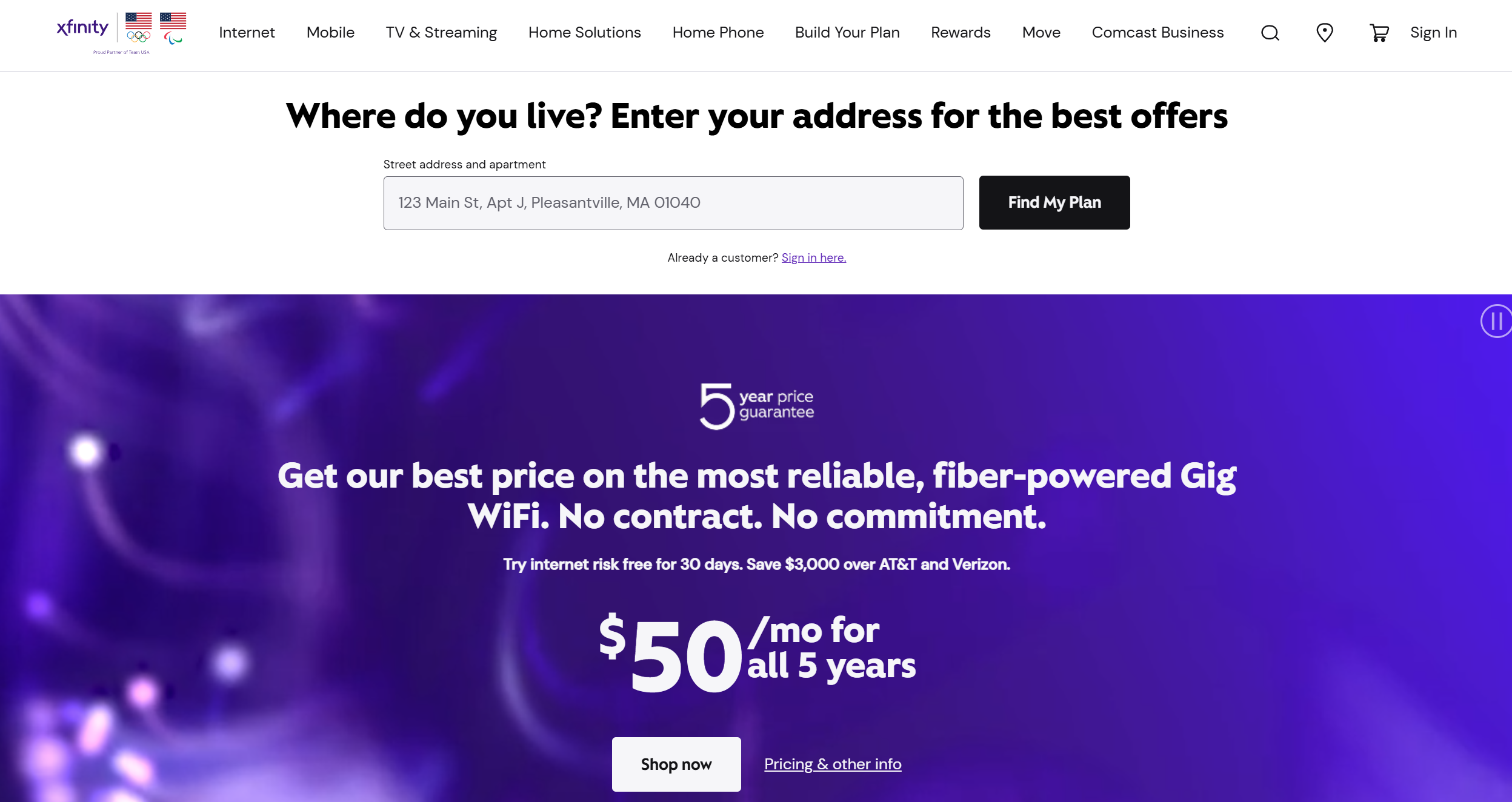 Xfinity 帮助台联系方式