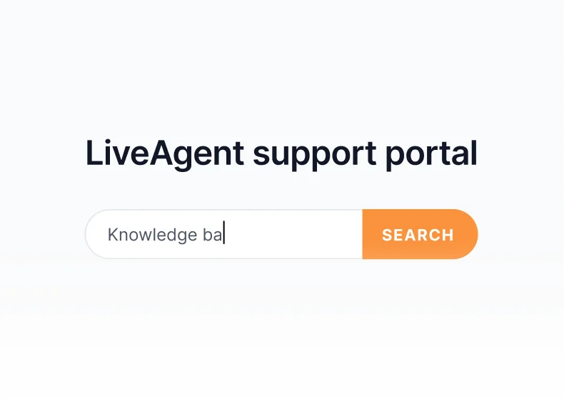 LiveAgent知识库，包含文章、指南和FAQ门户