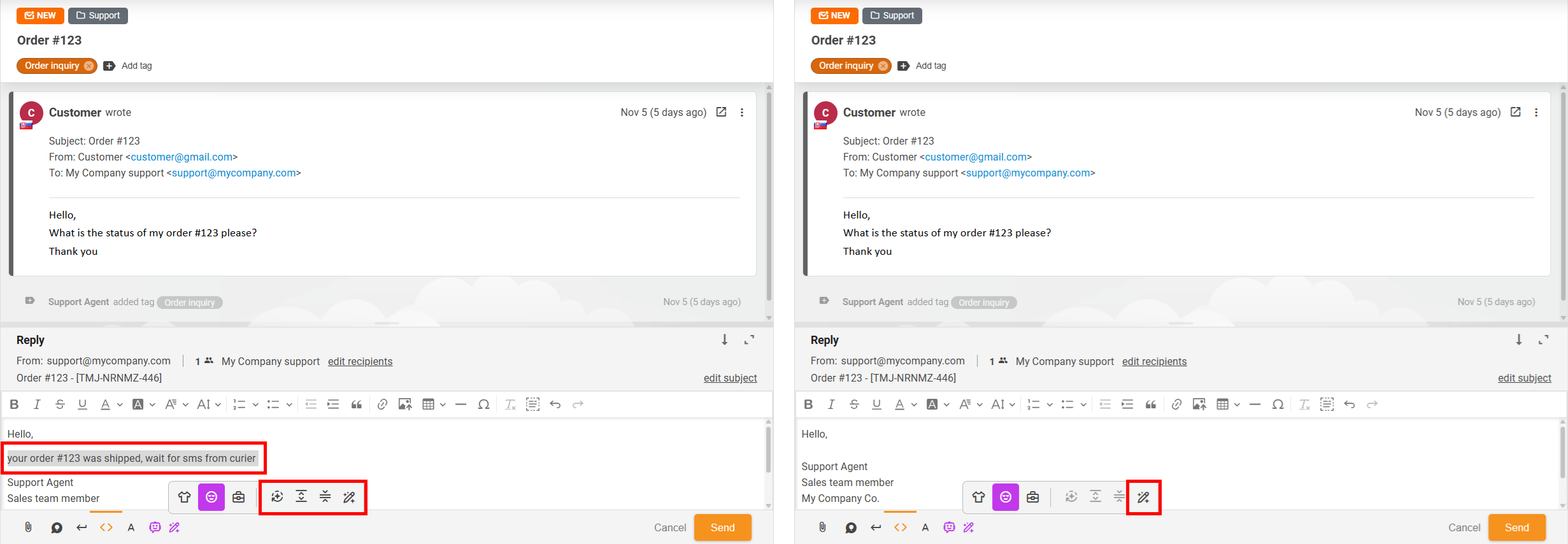 使用 AI 答案改进器的方法