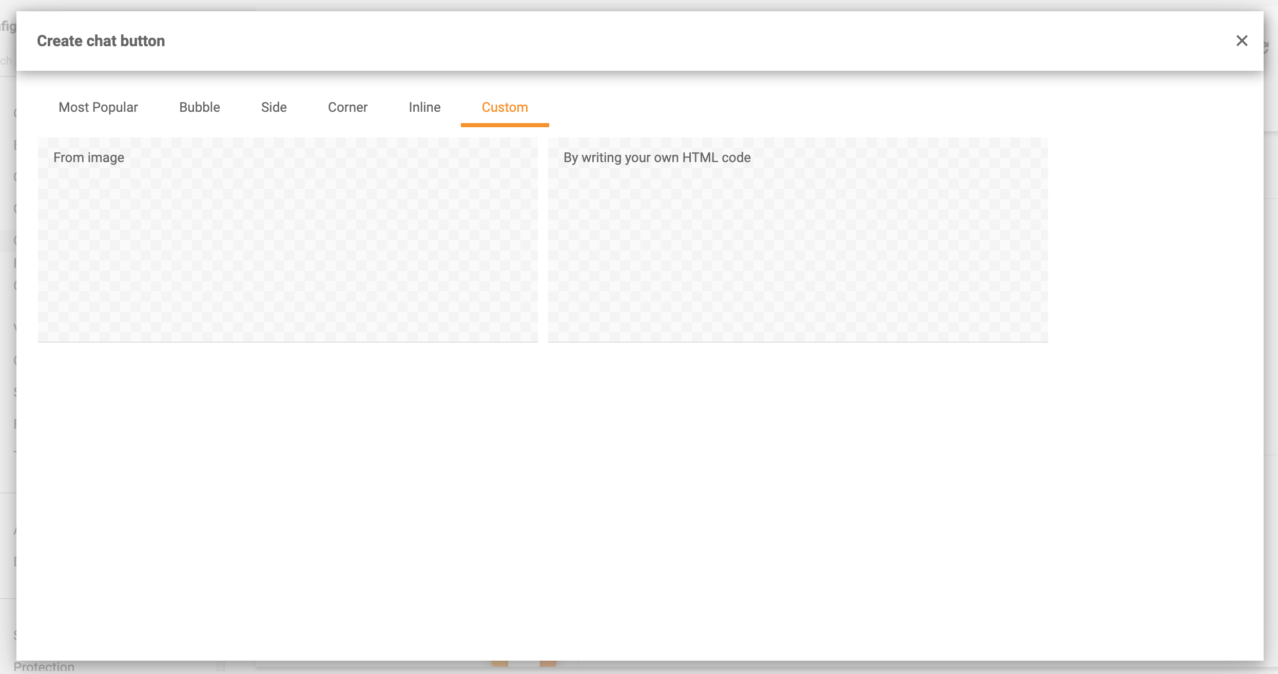 自定义聊天按钮