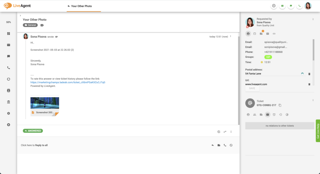 Pasted image attachments in email