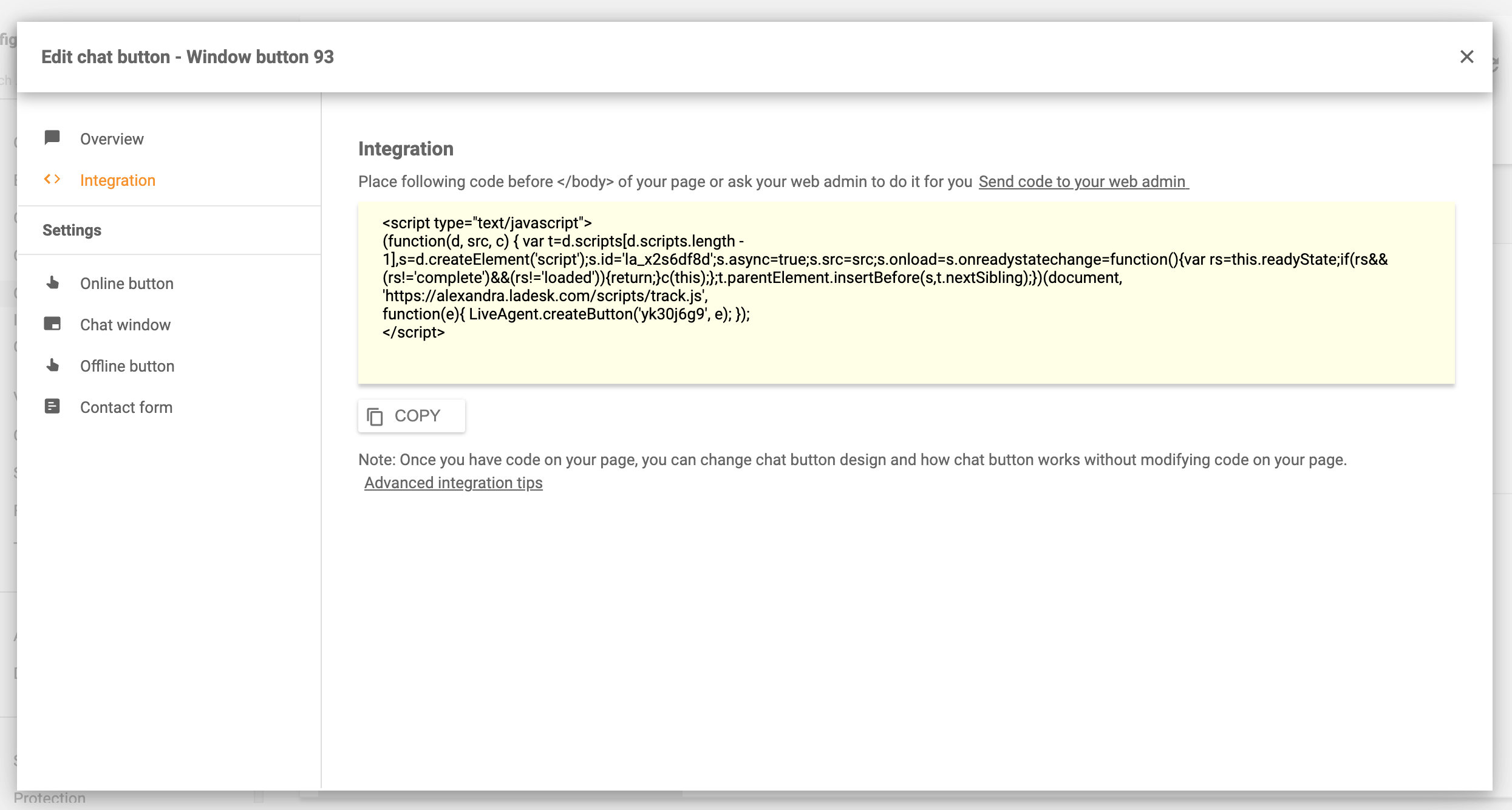 为您的网站实时聊天轻松集成