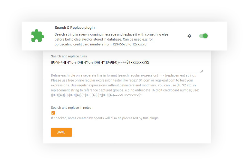LiveAgent中的搜索和替换功能