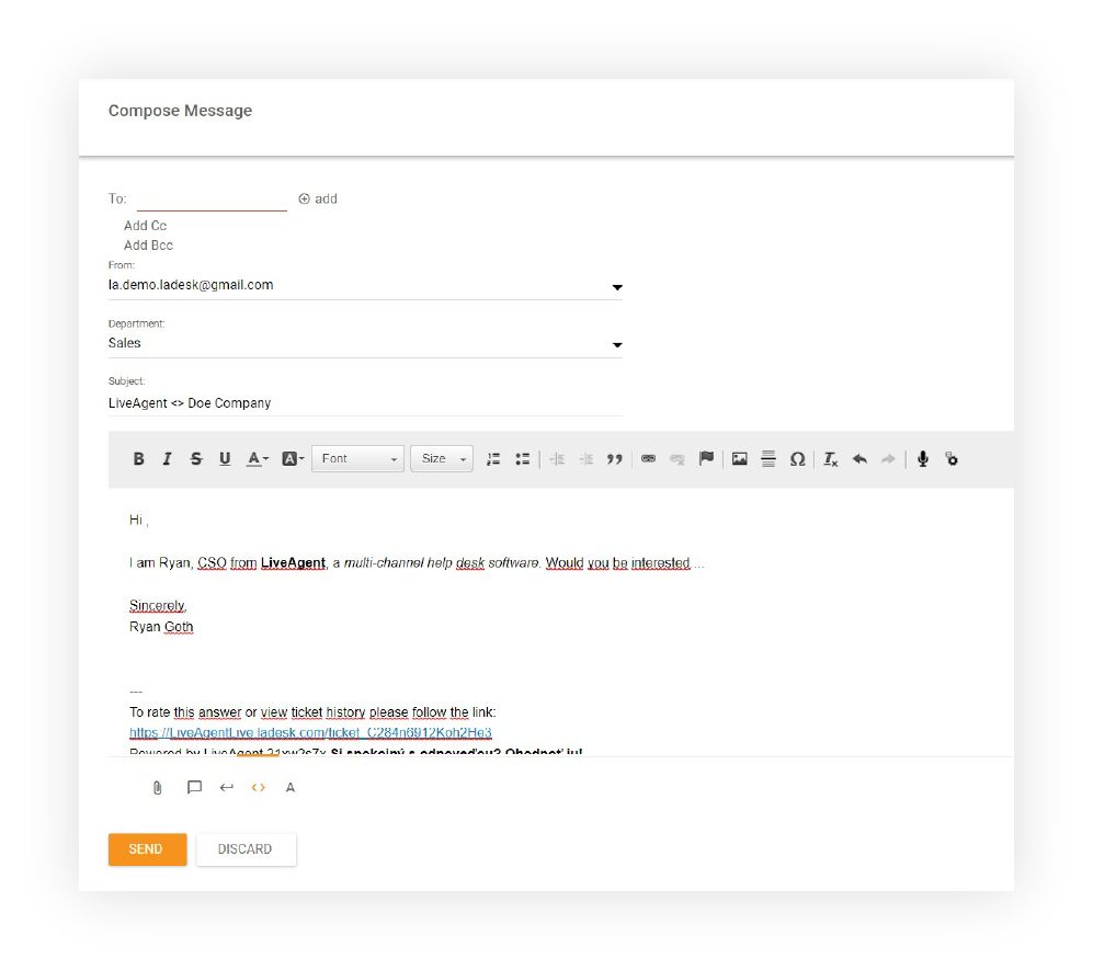 所见即所得编辑器 - 新工单