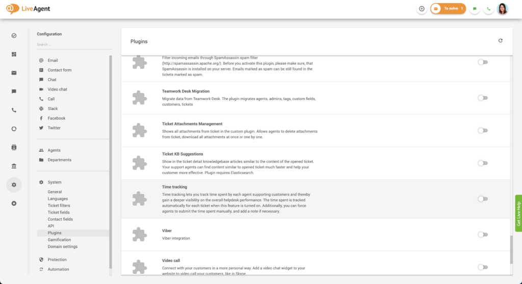 时间追踪插件激活