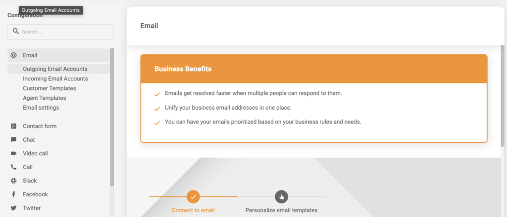 LiveAgent的电子邮件集成