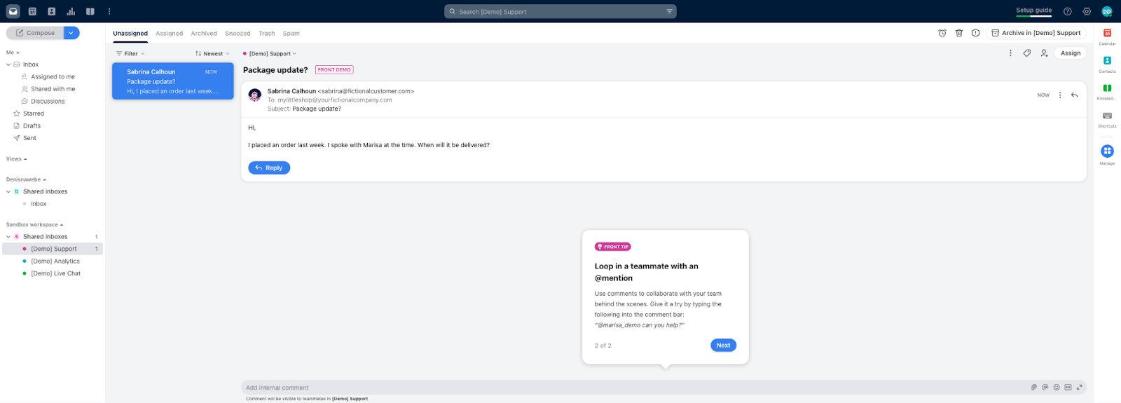Front的工单环境