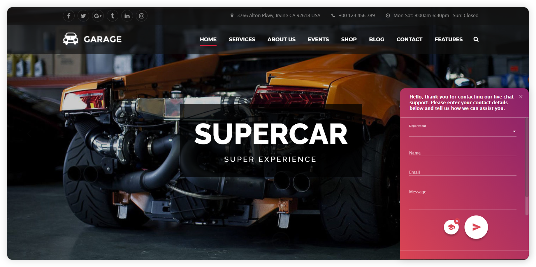 聊天前调查示例