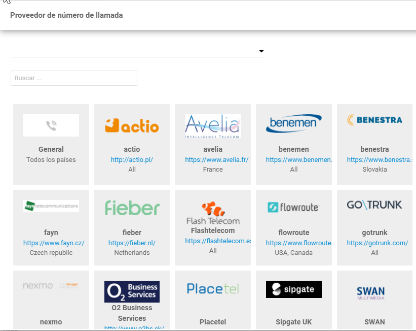 Flash Telecom提供商搜索