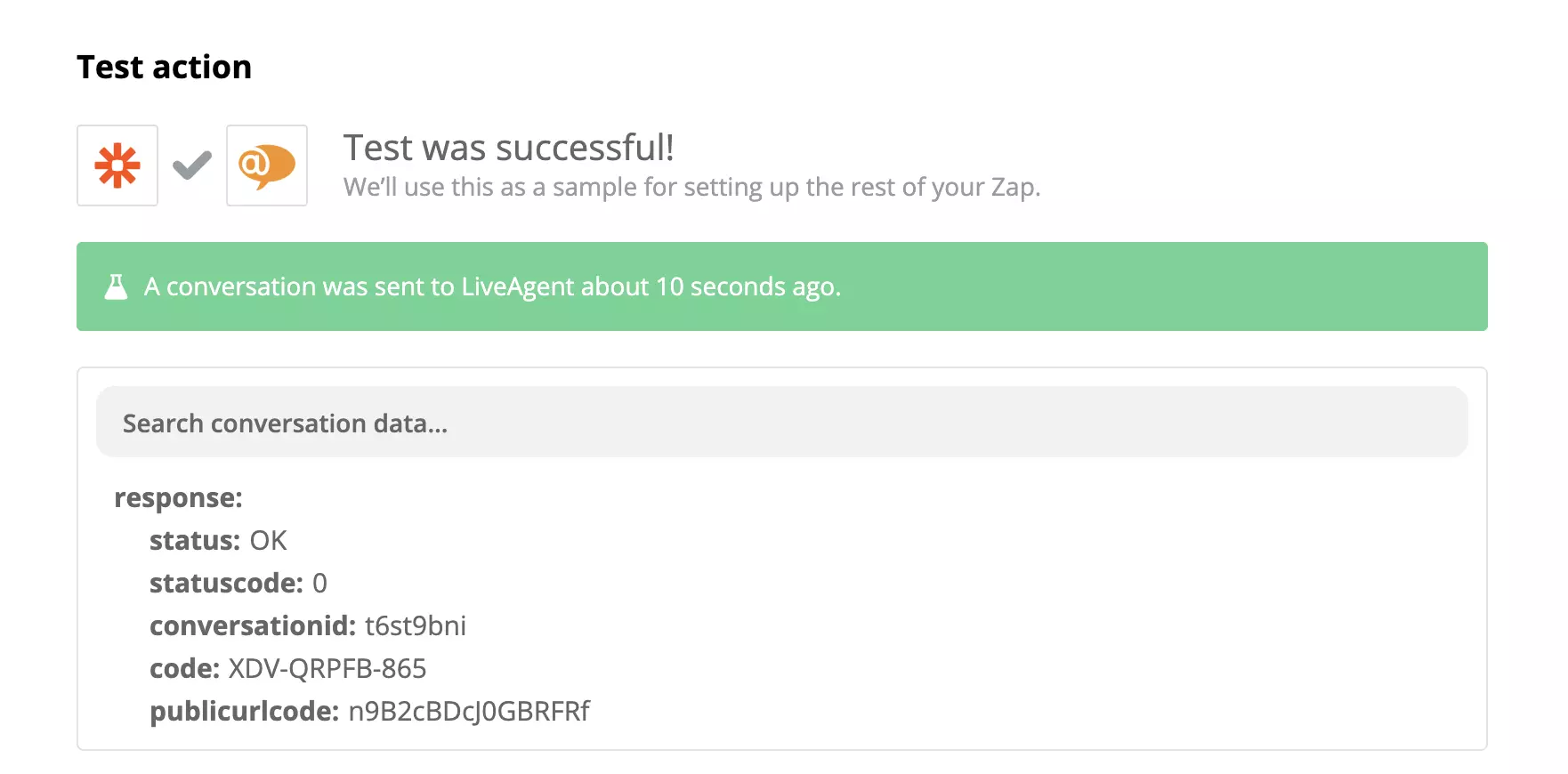 Stripe 和 LiveAgent 集成的成功测试