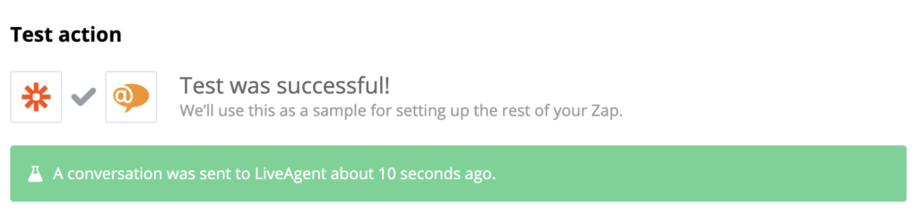 PayPal和LiveAgent集成的成功测试