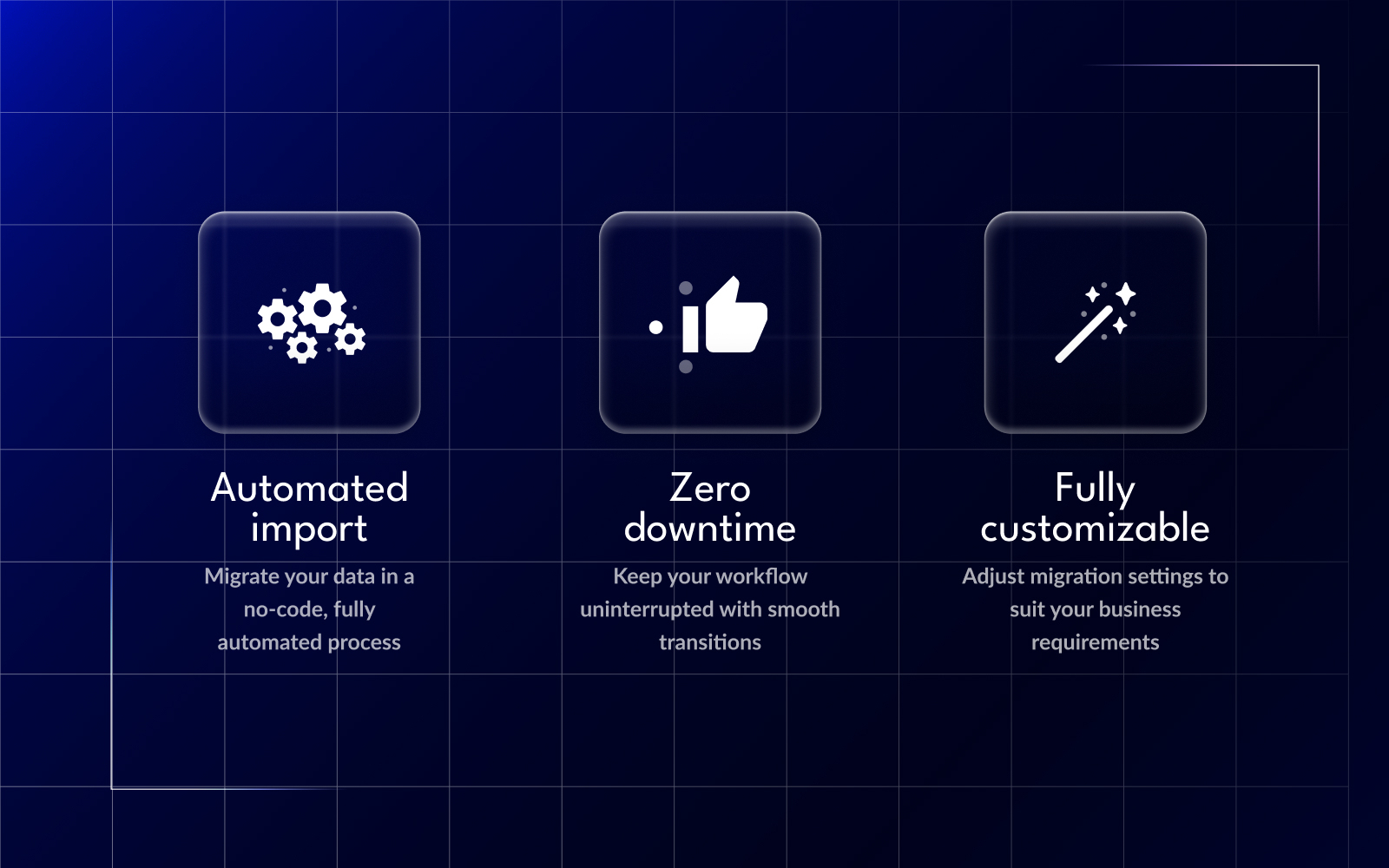 帮助台迁移的关键特性