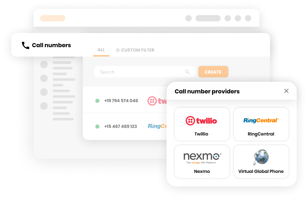 Call center connection