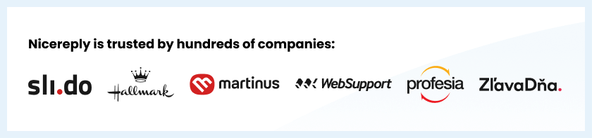 Nicereply信任的公司