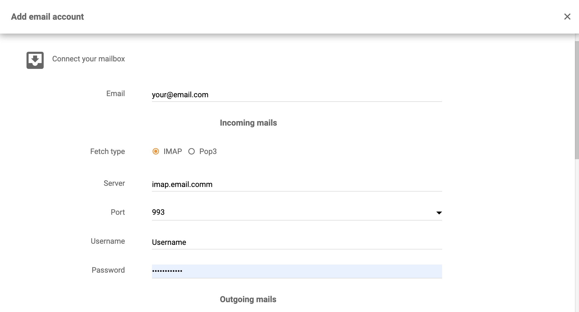 LiveAgent中的Scalix配置