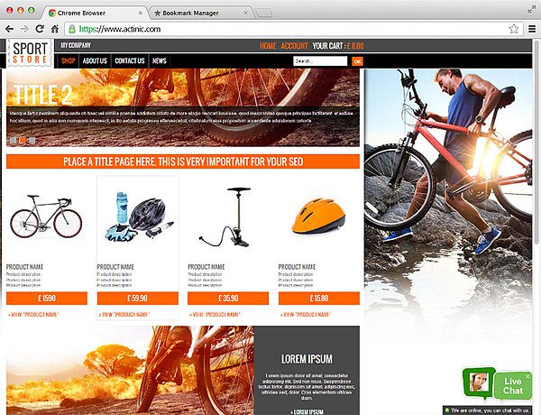 Oxatis LiveAgent实时聊天集成