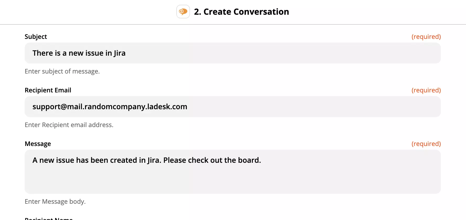 Zapier上的LiveAgent操作设置