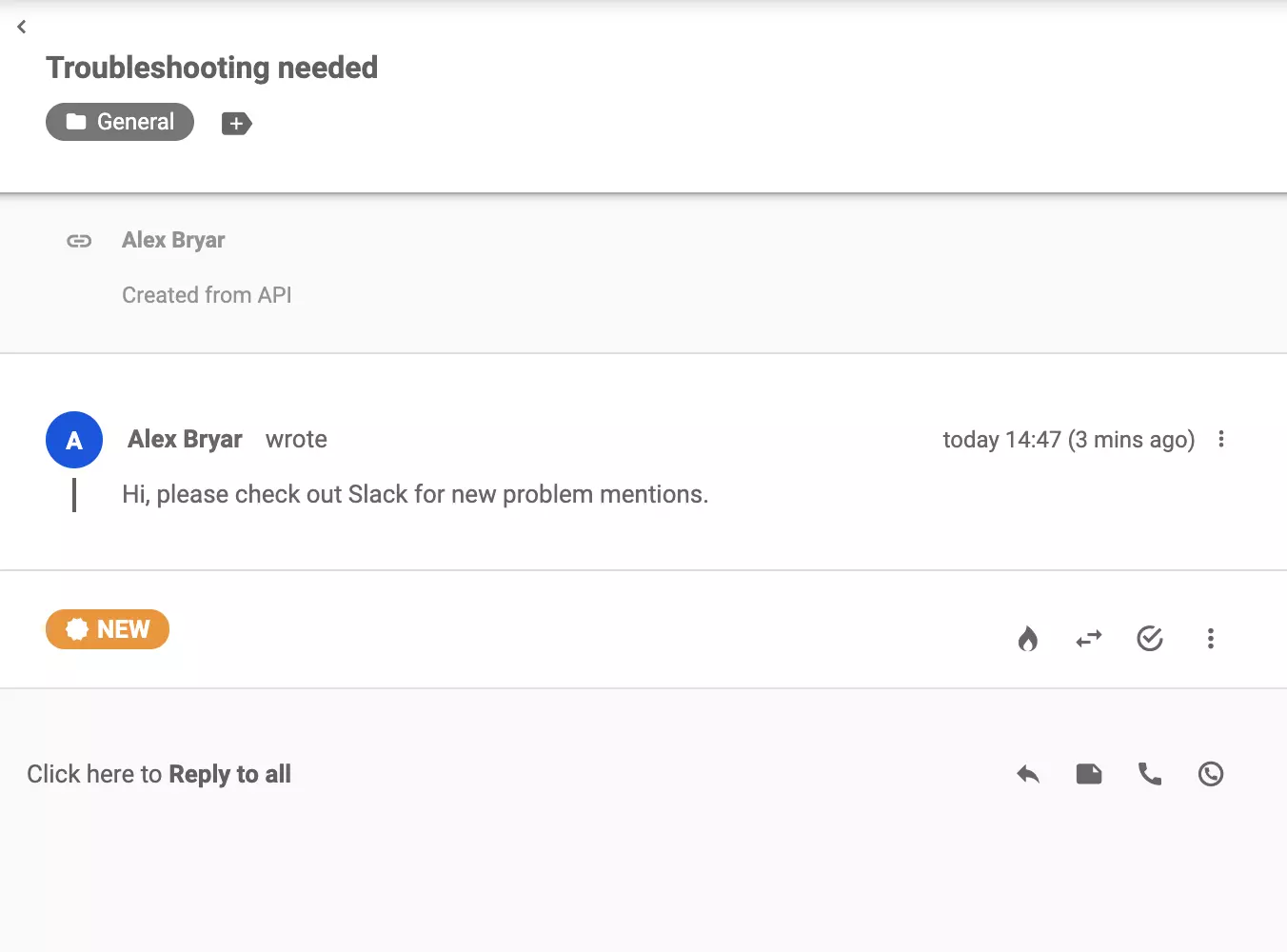 关键字出现在Slack中后发送到LiveAgent的工单