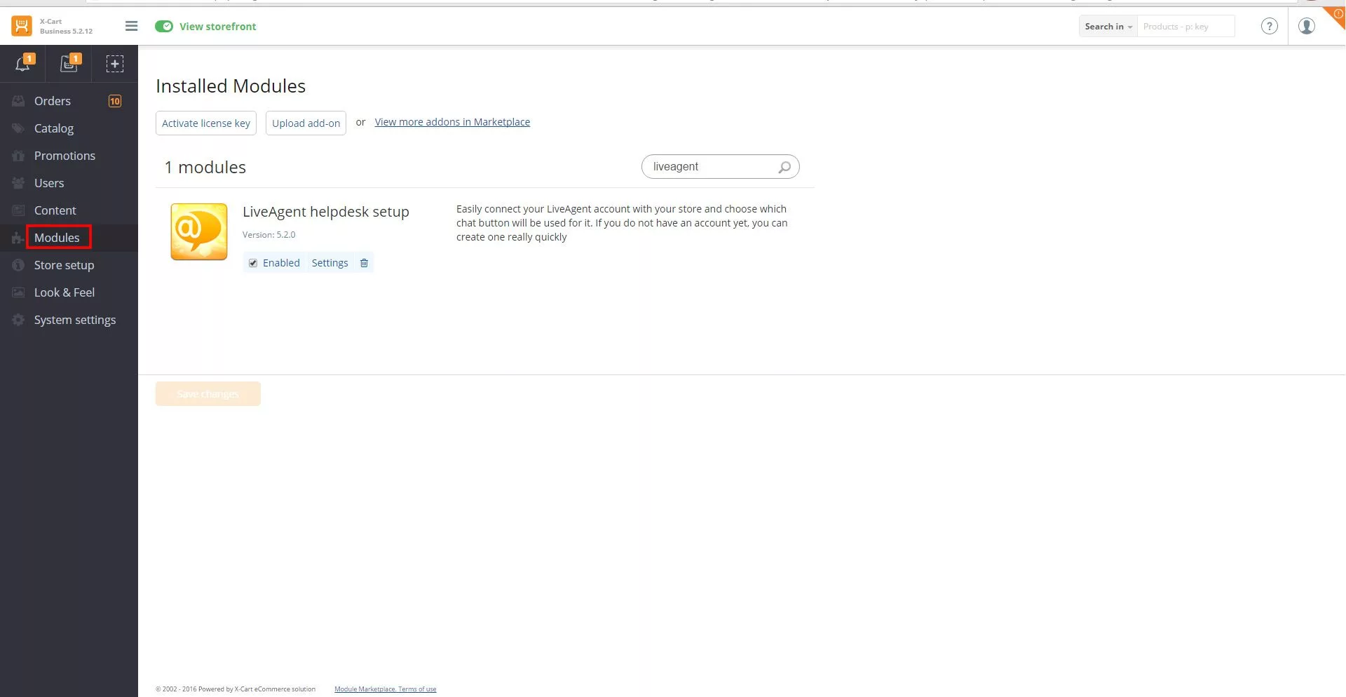 X-Cart LiveAgent集成设置